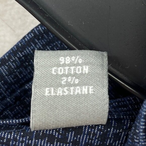 Michael Kors Button Up Shirt Mens 20 34/35 Blue Airsoft Stretch Long Sleeve - Picture 11 of 11